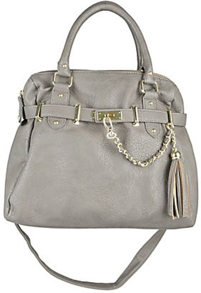 steve madden grey satchel