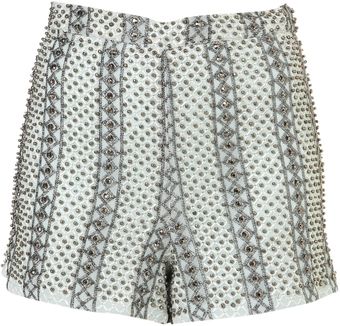  Pearl Embellished Shorts 