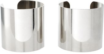 Asos  Pack Of Two Smooth Double Cuffs - Lyst