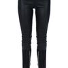 Balmain Leather Leggings in Black - Lyst