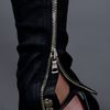 Balmain Leather Leggings in Black - Lyst