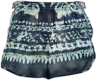 Balmain Printed Shorts - Lyst
