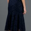Carven Lace Skirt in Blue (navy) - Lyst