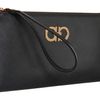 Ferragamo Gancini Icona Wristlet in Black (c) - Lyst