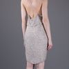 Haute Hippie Beaded Dress in Gold (nude) - Lyst
