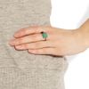 Isabel Marant Arapho Brass and Turquoise Ring in Blue (turquoise) - Lyst