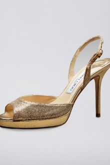 Jimmy Choo Glitter Sandal - Lyst