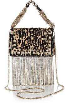 Jimmy Choo Cecile Printed Calf Hair Mini Shoulder Bag - Lyst