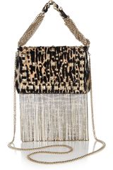 Jimmy Choo Cecile Printed Calf Hair Mini Shoulder Bag