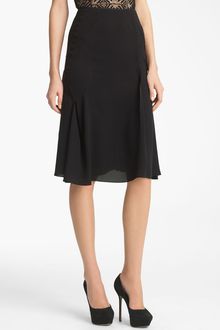 Nina Ricci Silk Crepe Skirt - Lyst