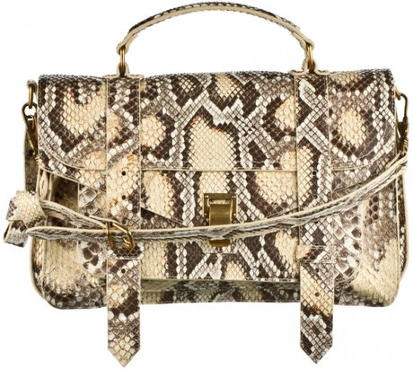 Proenza Schouler Ps1 Medium Python in Animal (delave) - Lyst