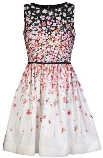 RED Valentino Floral Dress - Lyst