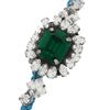 Shourouk Baraka Samovar Crystal and Rope Bracelet in Blue (silver) - Lyst