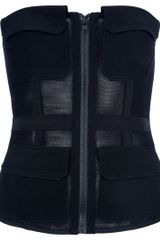 Alexander Wang Mesh Cargo Bustier