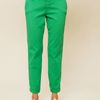 Free People The Prep Slouchy Bf Chino in Green (lime) - Lyst