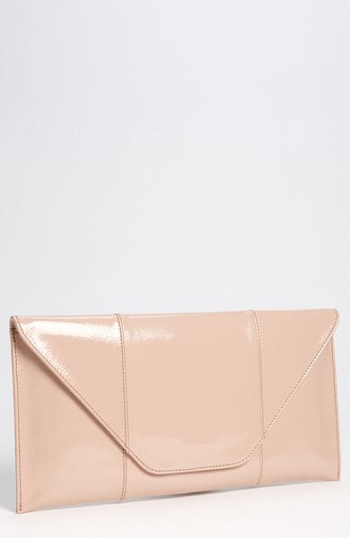 nude pink clutch bag