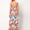 Mango Mango Floral Maxi Dress in Multicolor (white) - Lyst