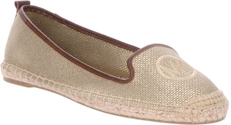 Michael Kors Logo Espadrille in Beige (straw) - Lyst