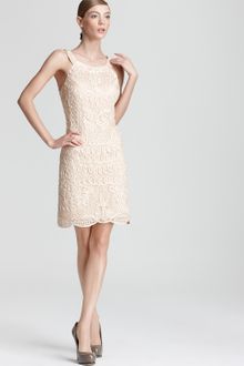 Sue Wong Lace Dress - Lyst