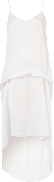  Gather Dip Hem Dress 