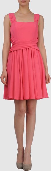 Versace Jeans Couture Short Dress - Lyst
