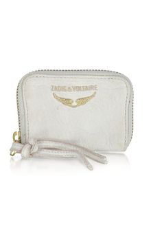 Zadig & Voltaire Mini Zv Leather Coin Purse - Lyst
