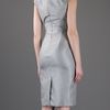 Alexander Mcqueen Houndstooth Dress in Gray (black) - Lyst