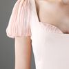 Alexander Mcqueen Ruffle Sleeve Dress in Pink - Lyst