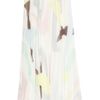 Alice + Olivia Shannon Pleated Georgette Maxi Skirt in Multicolor (multicolored) - Lyst