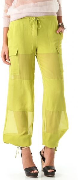 Bcbgmaxazria The Even Pants in Yellow - Lyst