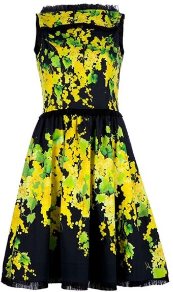Blumarine Flower Dress - Lyst