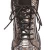 Giuseppe Zanotti Metallic Snake Embossed Sneakers in Silver - Lyst