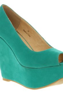 Office Witch Craft Wedge Turq Microsuede - Lyst