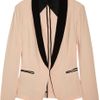 Rag & Bone Silver Tuxedo Cotton Blend Blazer in Pink (silver) - Lyst