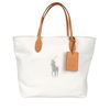 Ralph Lauren Medium Fabric Bag in White - Lyst