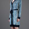 Roberto Cavalli Snakeskin Print Dress in Blue (turquoise) - Lyst