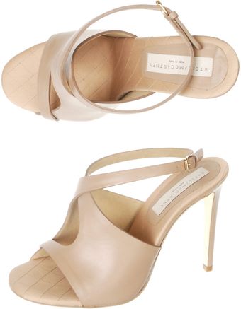 Stella McCartney Cutaway Sandals - Lyst