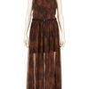 Topshop Ruby Dress  in Brown (orange) - Lyst