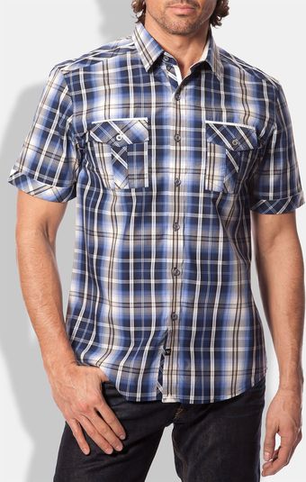 7 Diamonds Midnight City Woven Shirt - Lyst