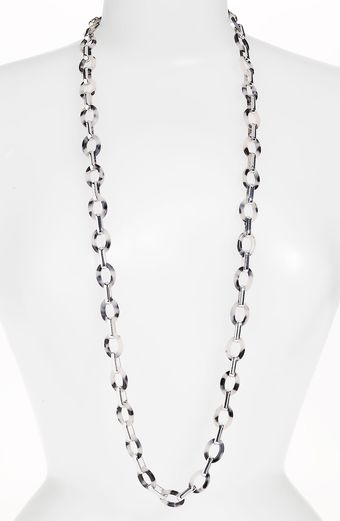Ak Anne Klein Belden Place Long Link Necklace - Lyst