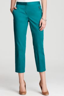 DKNY C Skinny Cropped Pants with Zipper - Lyst
