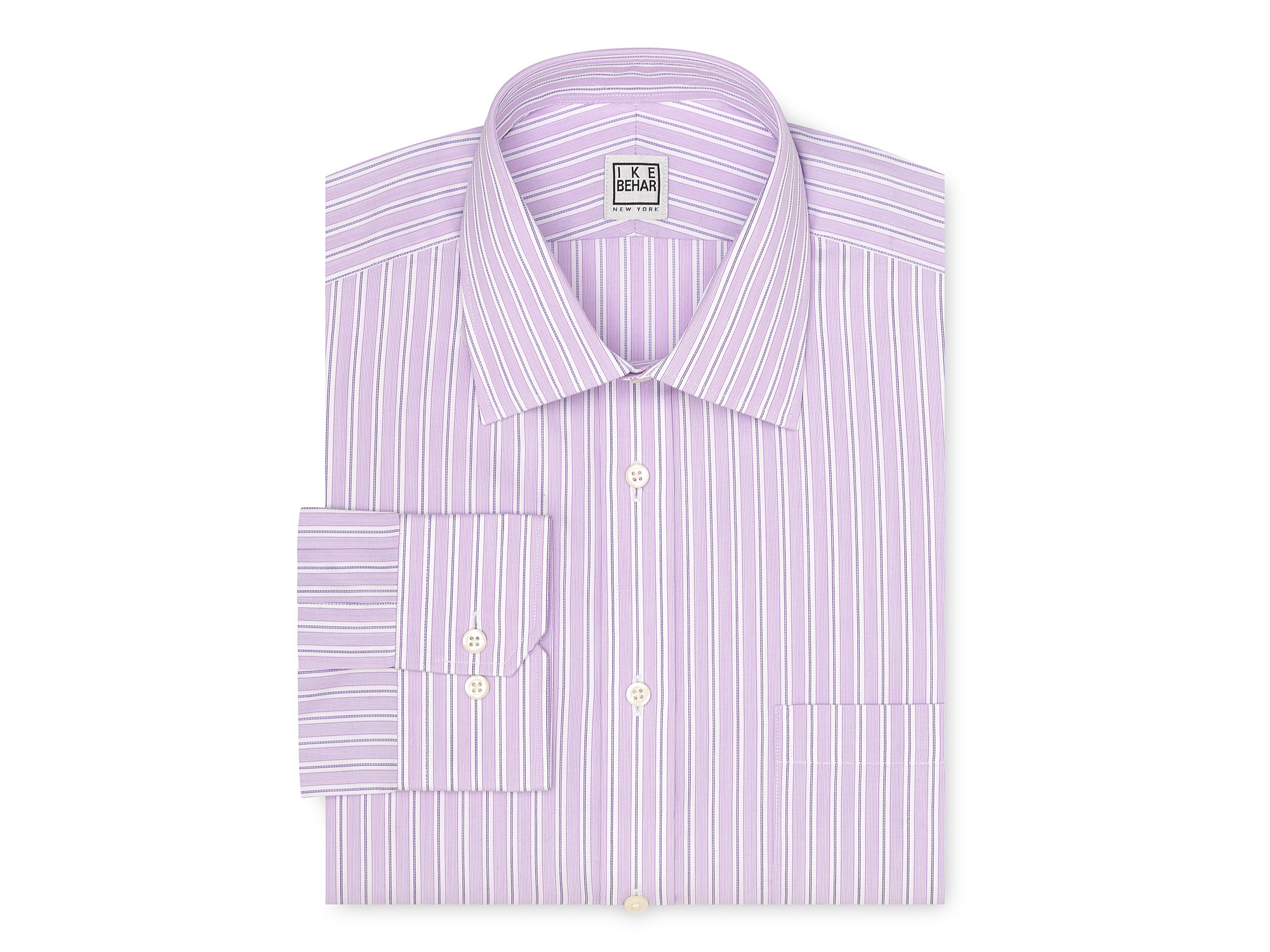 Ike Behar Crosby Dress Shirt in Purple for Men (mauve) | Lyst