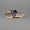 Lanvin Esparto Sandals in Blue (brown) - Lyst