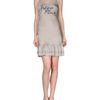 Liu Jo Short Dress in Gray (grey) - Lyst