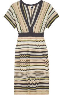 M Missoni Crochetknit Cotton Blend Dress - Lyst