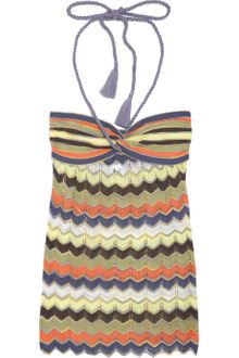 M Missoni Zigzag Crochet Knit Halter Top - Lyst