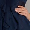 Pussycat Pussycat Sleeveless Ruffle Dress in Blue (navy) - Lyst