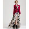 Rachel Zoe Gown Natasha Scarf Collar in Beige (beige multi) - Lyst