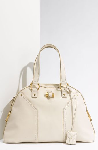 Yves Saint Laurent Muse Large Leather Dome Satchel - Lyst