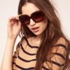 Asos Collection Asos Tort Square Sunglasses in Brown (tort) - Lyst